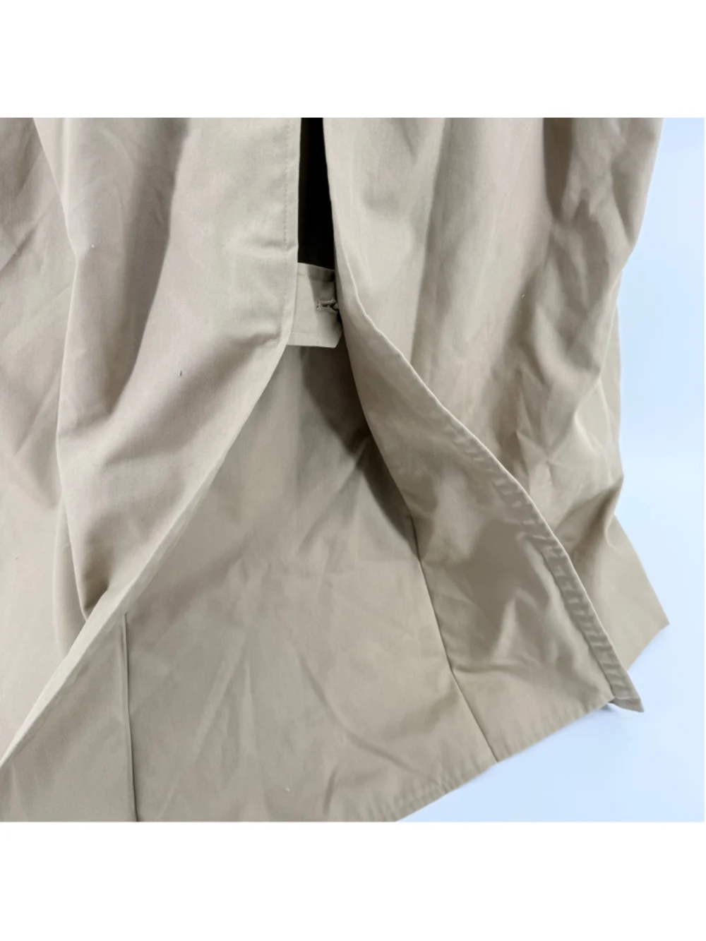 Vintage Aquascutum Trench Coat Mens 40R Beige Belted Removable Liners All Season